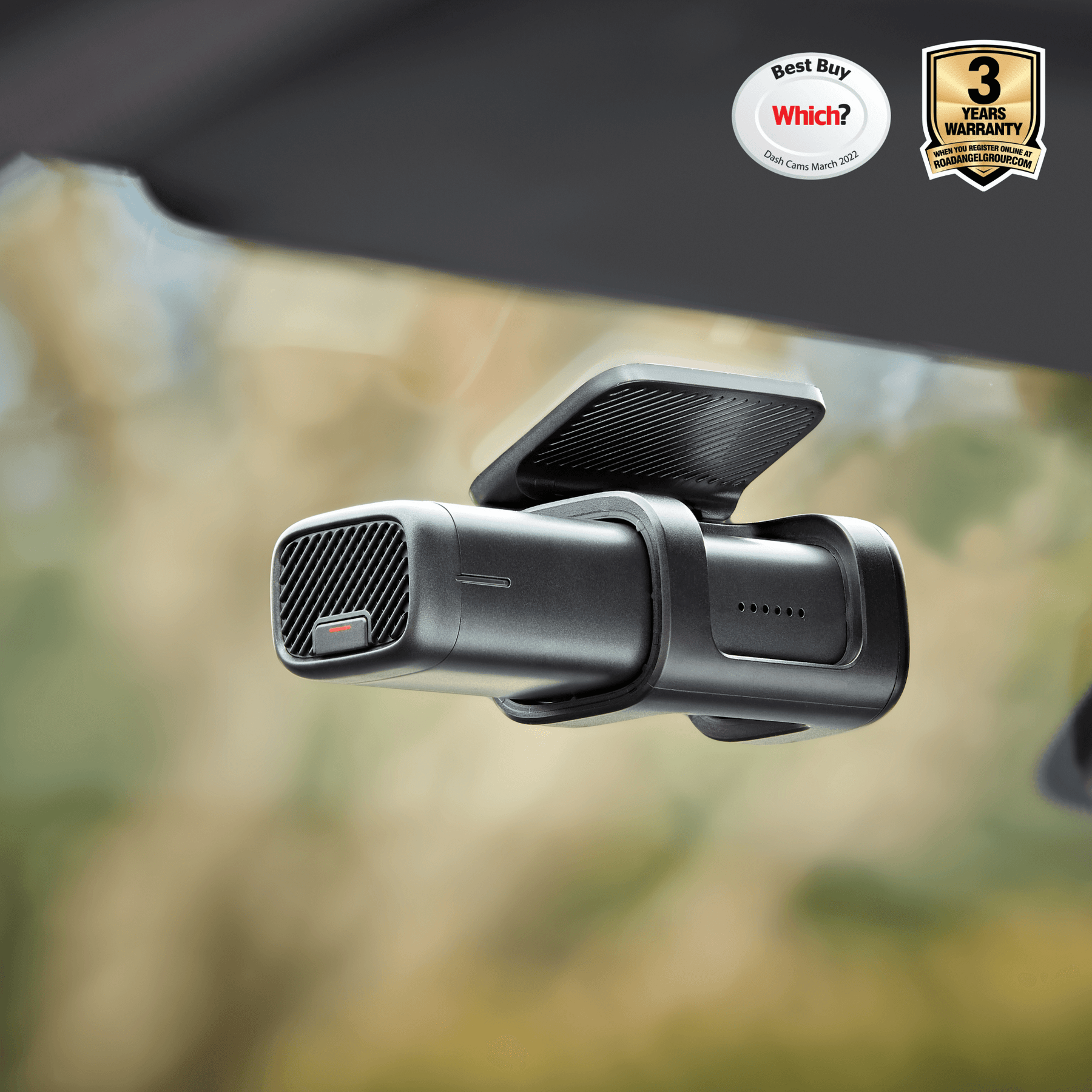 First Car - Road Angel Halo Ultra 4K Dash Cam - Which Best Buy! with Parking Mode & Internal 64GB SSD Memory