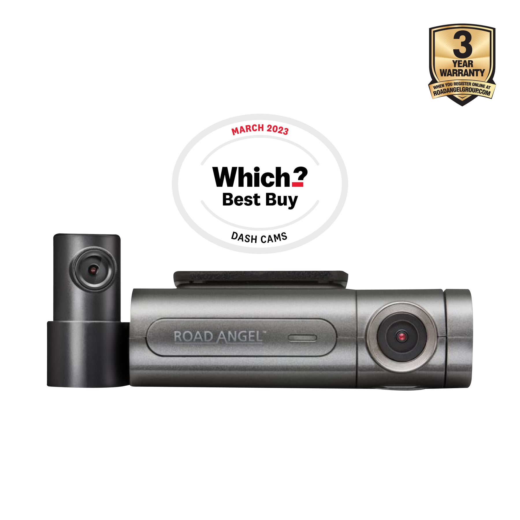 Road Angel Halo Pro 128GB Deluxe Dual Dash Cam Bundle with – Battery Pack for Ultimate Parking Monitoring! - Nationwide Installation Included