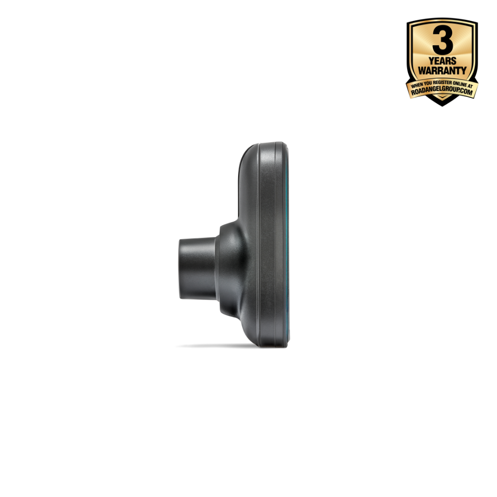 Road Angel Halo Vision Rear View Mirror and Dash Cam with 64GB SD Card & Hardwiring Kit Bundle