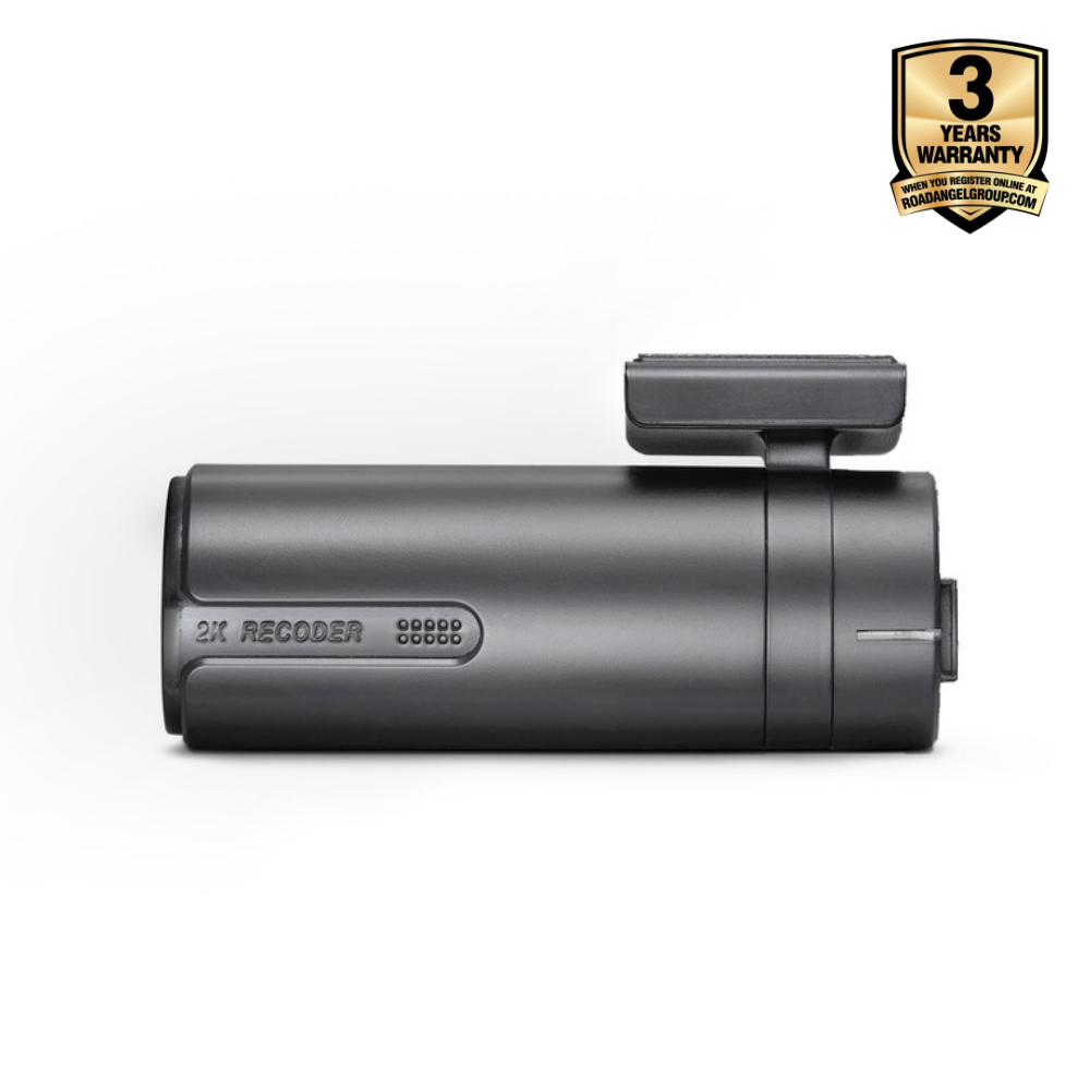 Road Angel Halo Drive 2K Compact Dash Cam with 64GB SD Card & Hardwiring Kit Bundle