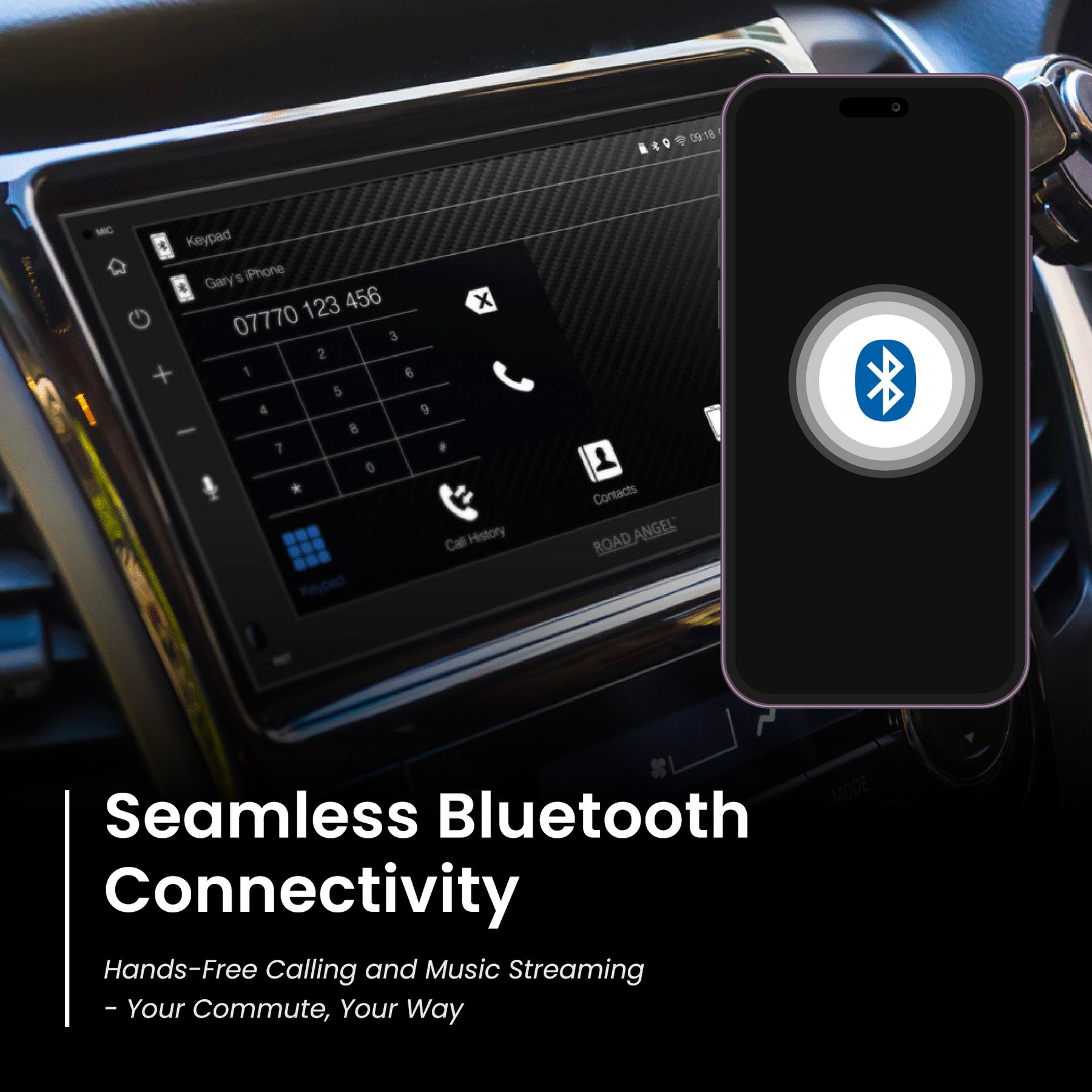 RA-X721DAB | Car Stereo With 6.2" Touch Screen Display, Bluetooth | Android Auto & Apple Car Play