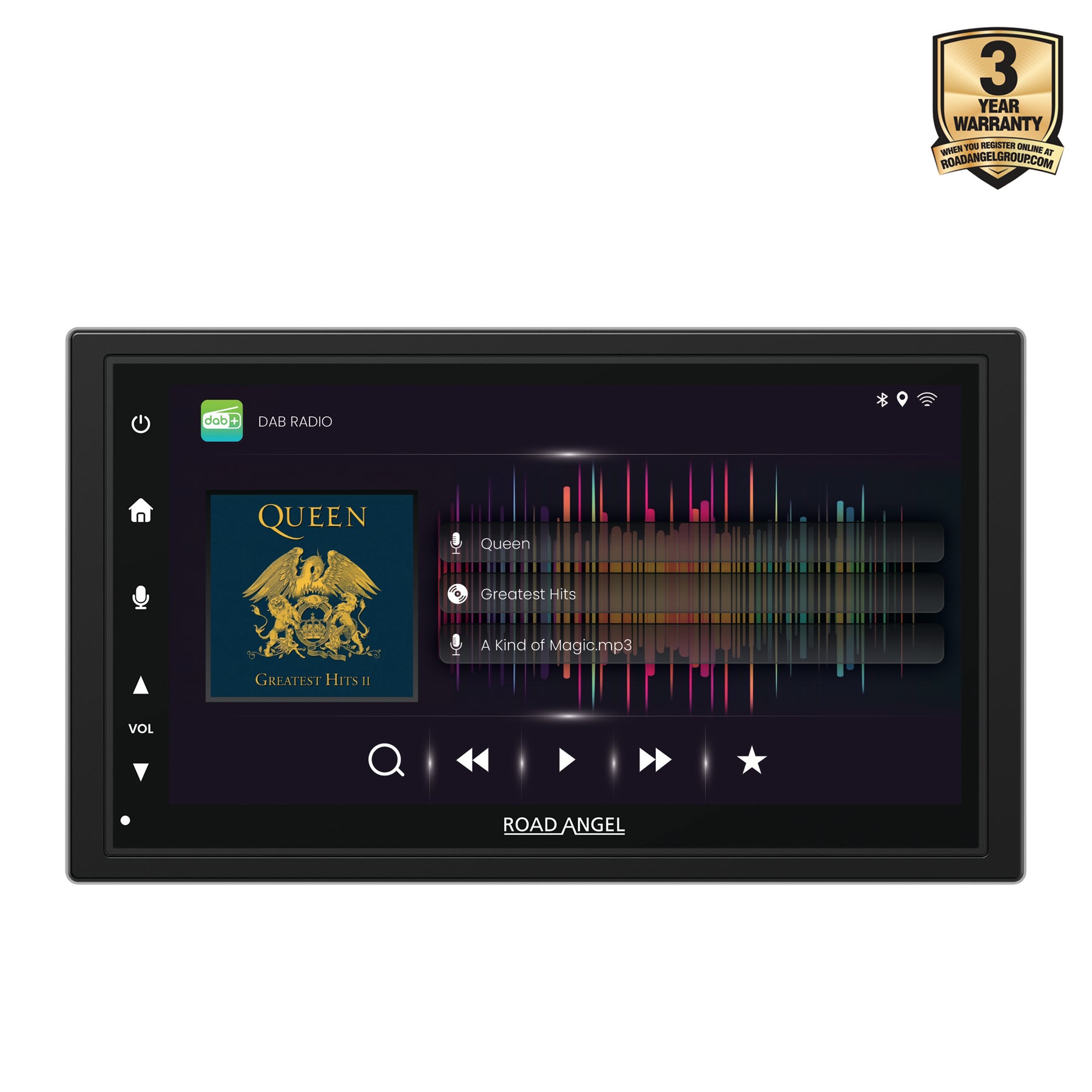 NEW - RA-X722DAB | Car Stereo With 6.75" Touch Screen Display, DAB+ Bluetooth | Wireless Android Auto & Apple Car Play
