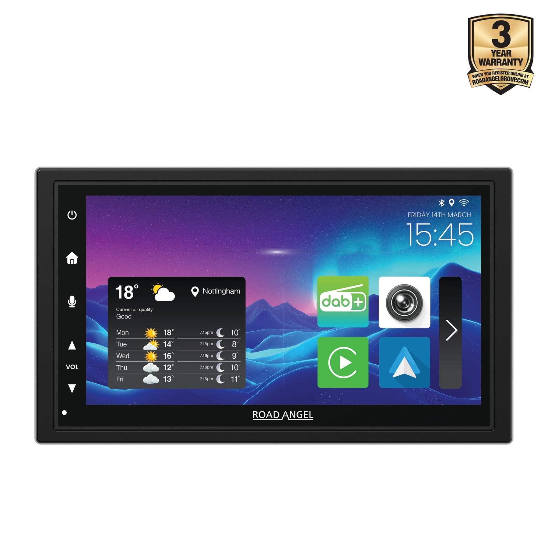 NEW - RA-X722DAB | Car Stereo With 6.75" Touch Screen Display, DAB+ Bluetooth | Wireless Android Auto & Apple Car Play