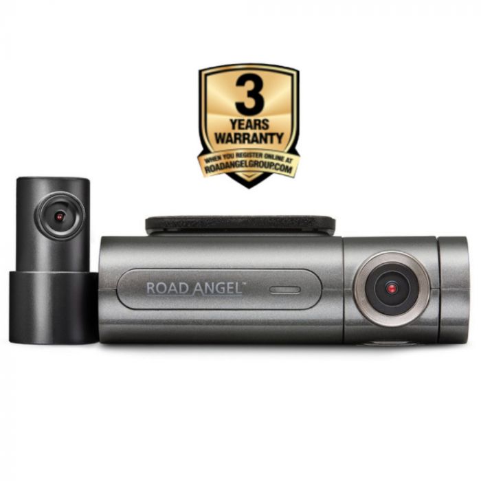 Road Angel Halo Pro Front and Rear Dash Cam.