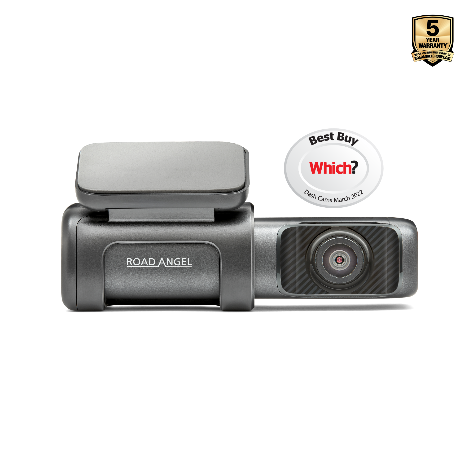 New - Road Angel Halo Ultra 4K Dash Cam with Internal 128GB SSD Memory and Nationwide Fitting