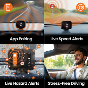 Pure Sync - Smart Road Safety & Speed Awareness Assistant with Camera Alerts 