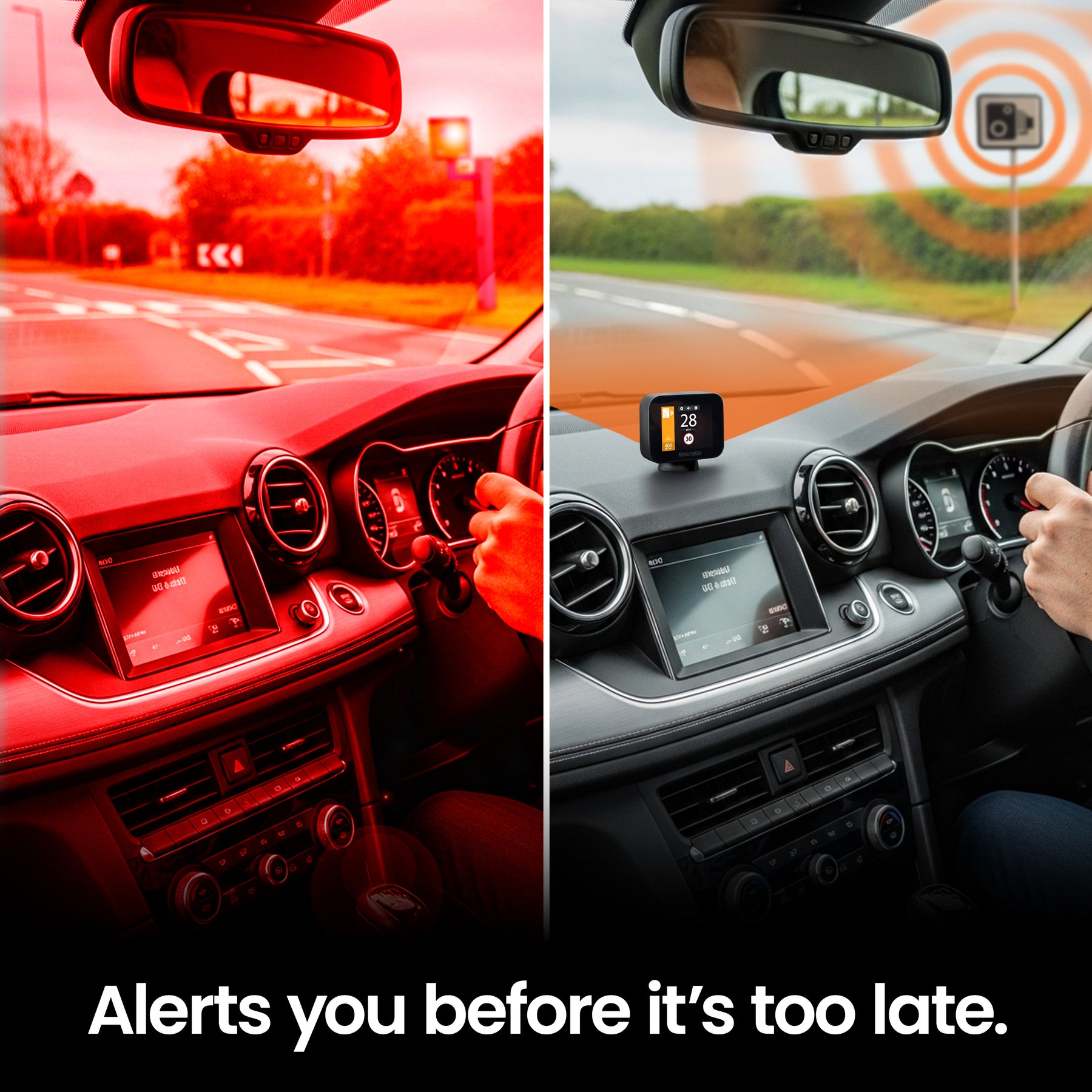 Pure Sync - Smart Road Safety & Speed Awareness Assistant with Camera Alerts 