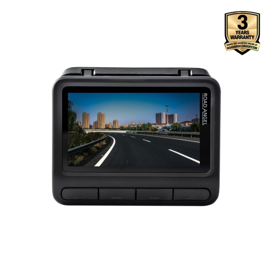 NEW - Road Angel Halo Elite 4K (2160p) & 1K (1080p) Dual Dash Cam With Sony Starvis 2 Enhanced Night Vision Video Technology!- With Free Hardwiring Kit!