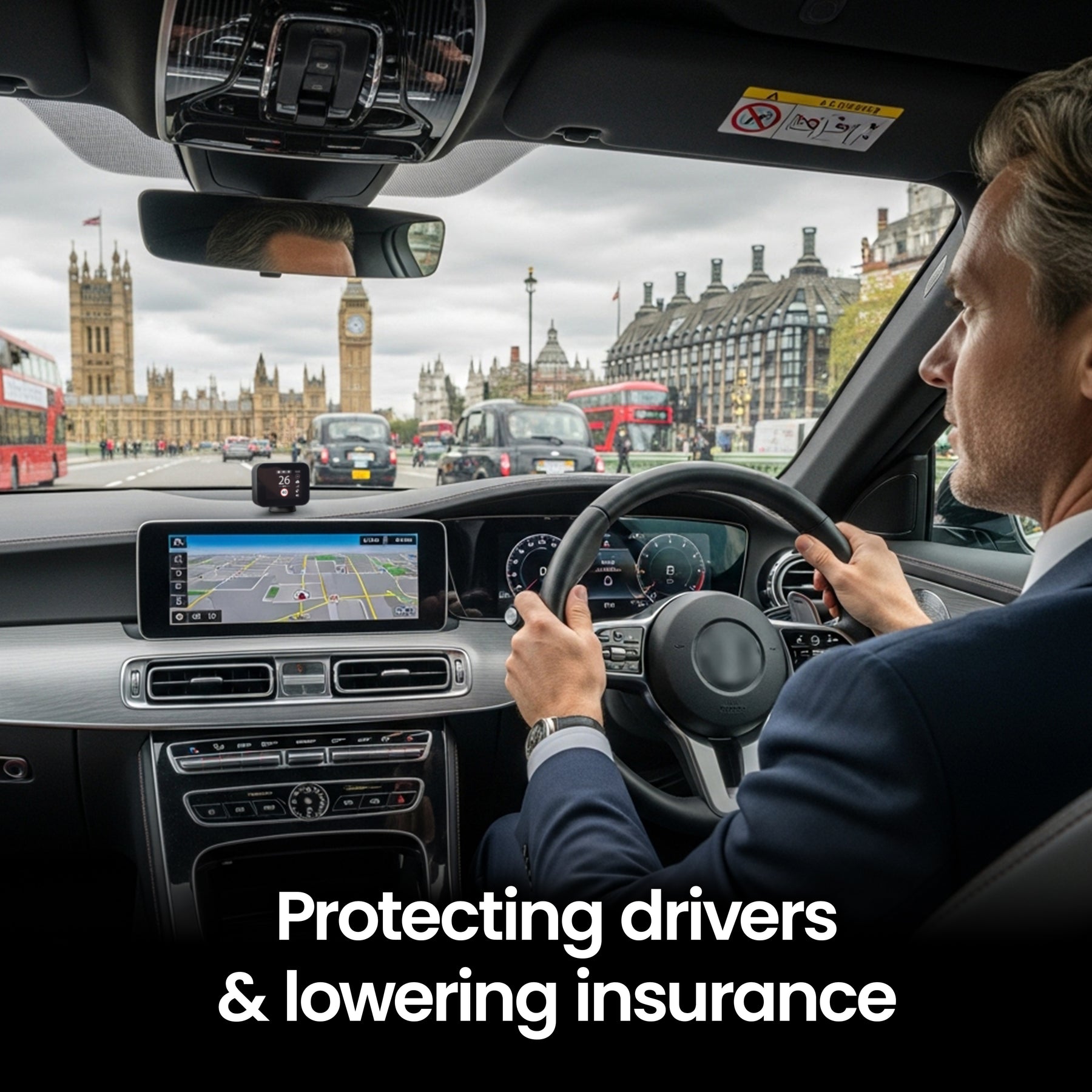 Pure Sync - Smart Road Safety & Speed Awareness Assistant with Camera Alerts 