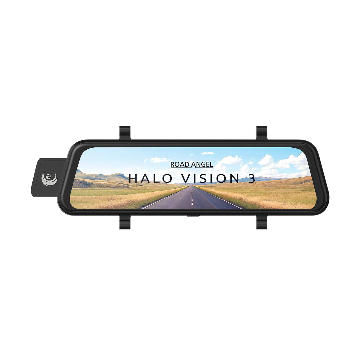 NEW - Road Angel Halo Vision 3 2160P 4K Mirror Dual Dash Cam with 10" Anti-glare LCD Touch Screen & Dual Parking Mode