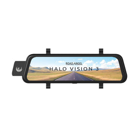 NEW - Road Angel Halo Vision 3 2160P 4K Mirror Dual Dash Cam with 10" Anti-glare LCD Touch Screen & Dual Parking Mode