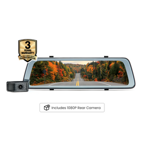 NEW - Road Angel Halo View 2 Rear View Mirror and Dash Cam (Type C) with SD Card & Hardwiring Kit Bundle