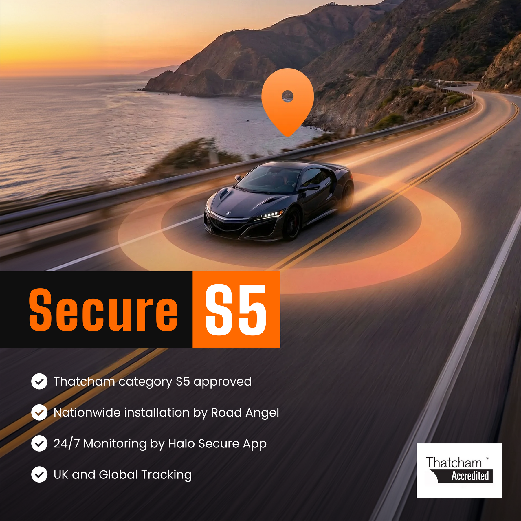 Secure S5 Tracker (Insurance Approved)
