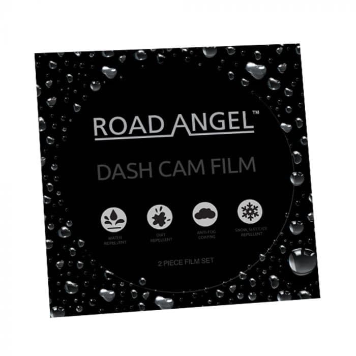 Road Angel Dashcam Clear-View Weatherproof Film 2Pack.